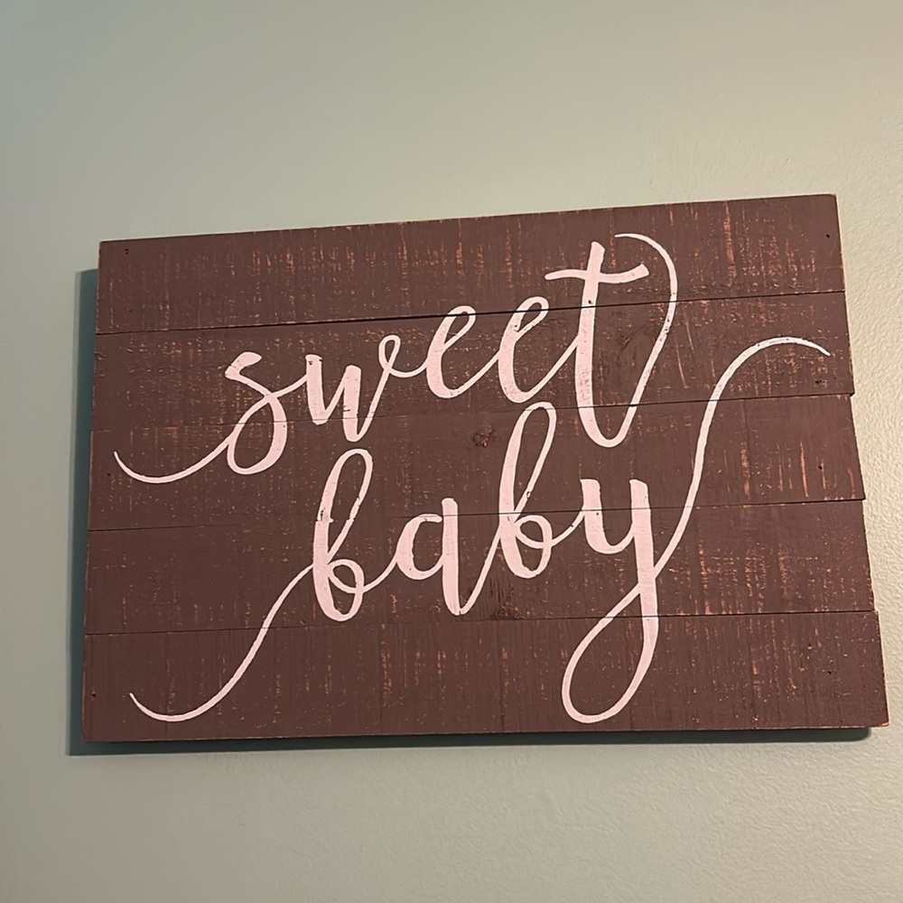 Hobby Lobby Sweet Baby Sign